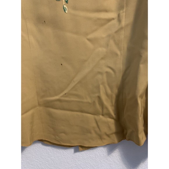 Vintage 1950s The Paddock Shops Suit Western Wear Light Yellow Flowers - Picture 15 of 16